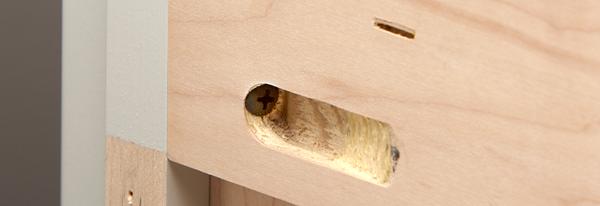 Medallion pocket screw
